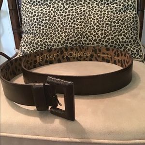 Betsey Johnson Brown Belt